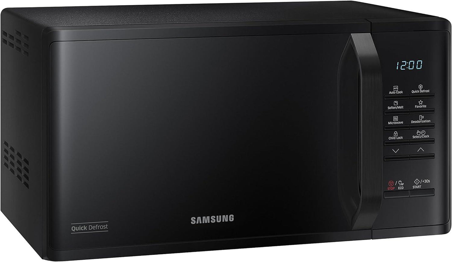 Samsung Microwave Oven 800W 23L Standard Food Reheat Ceramic MS23K3513AK - Black