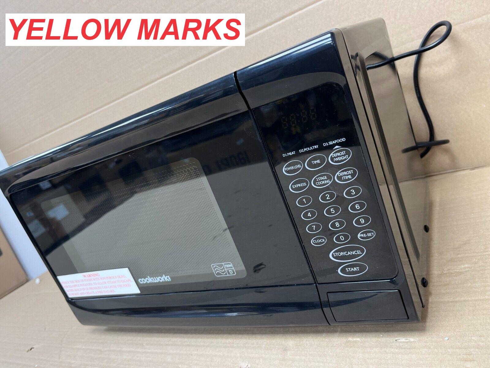 Cookworks 700W Standard Microwave EM717CKL Black Absolute Breeze