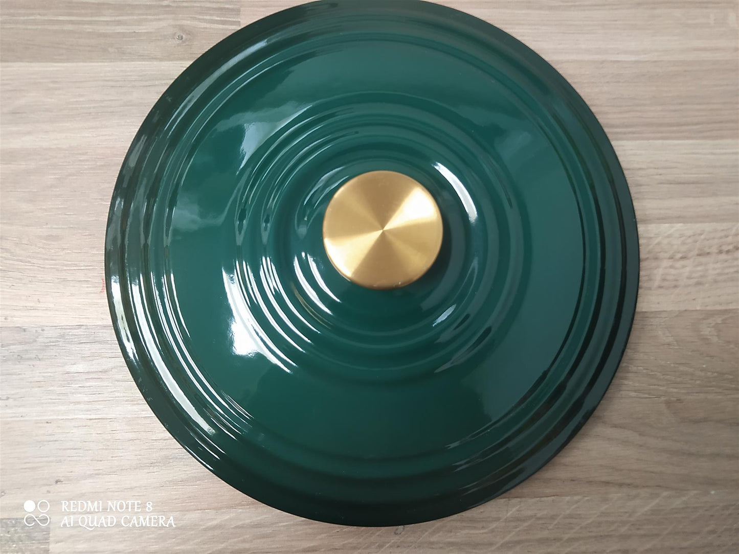 Habitat 2 piece Cast Iron Casserole Dish 3.3 & 5.3 Litre pots all hobs Green