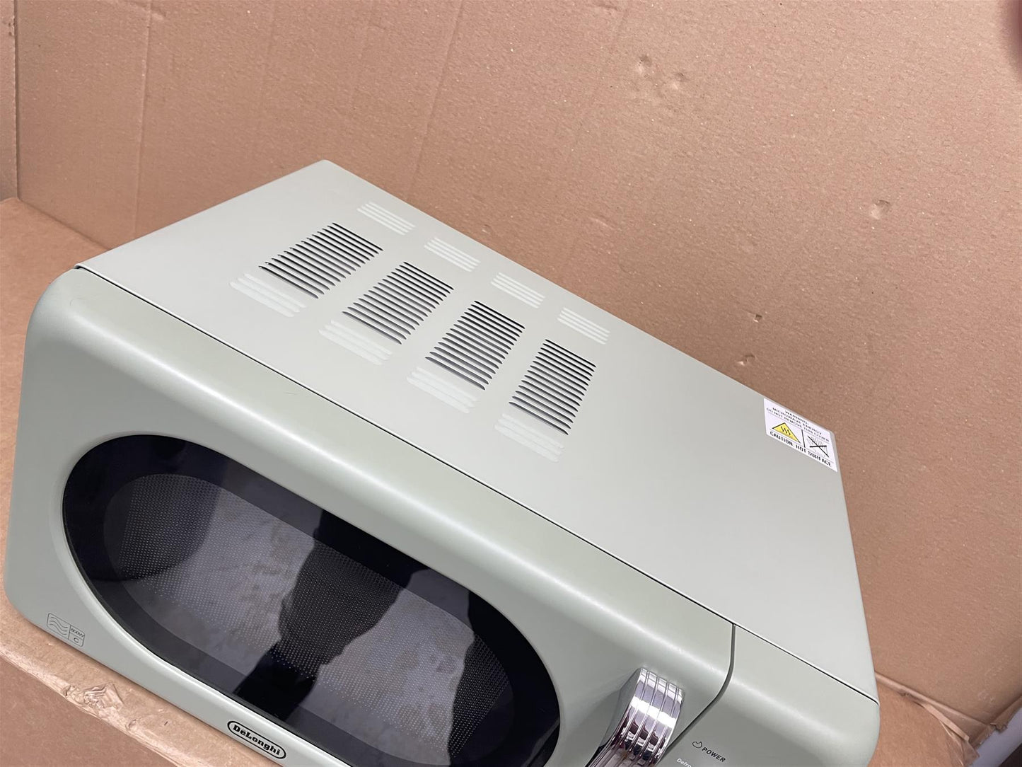 De'Longhi Argento Flora 800W Standard Microwave oven Food Reheat - Sage Green