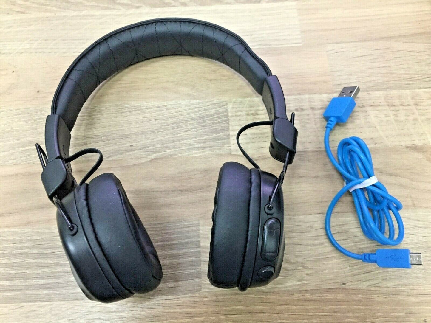 JLAB Studio Wireless Bluetooth Headphones Mic Faux Leather USB Earphones Headset