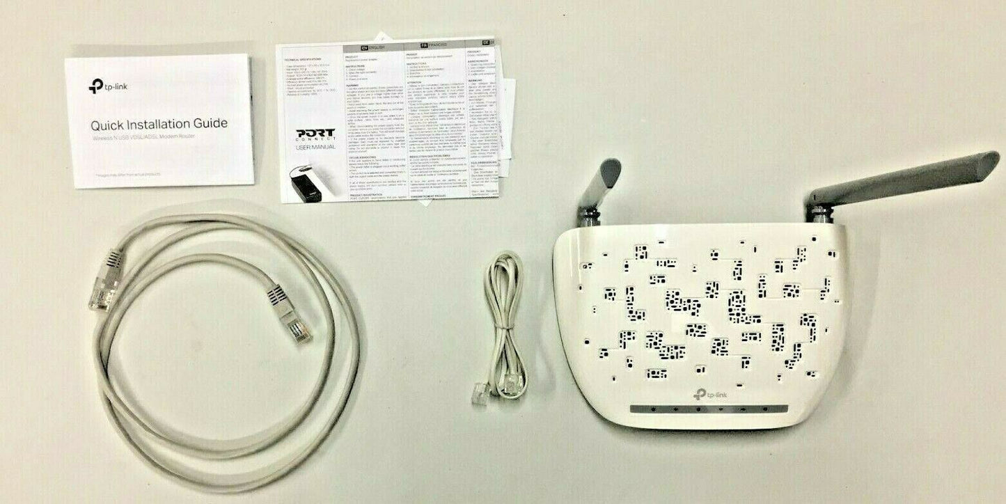 TP-Link TD-W9970 300Mbps WIFI ADSL Wireless Modem Router Broadband Internet Dual
