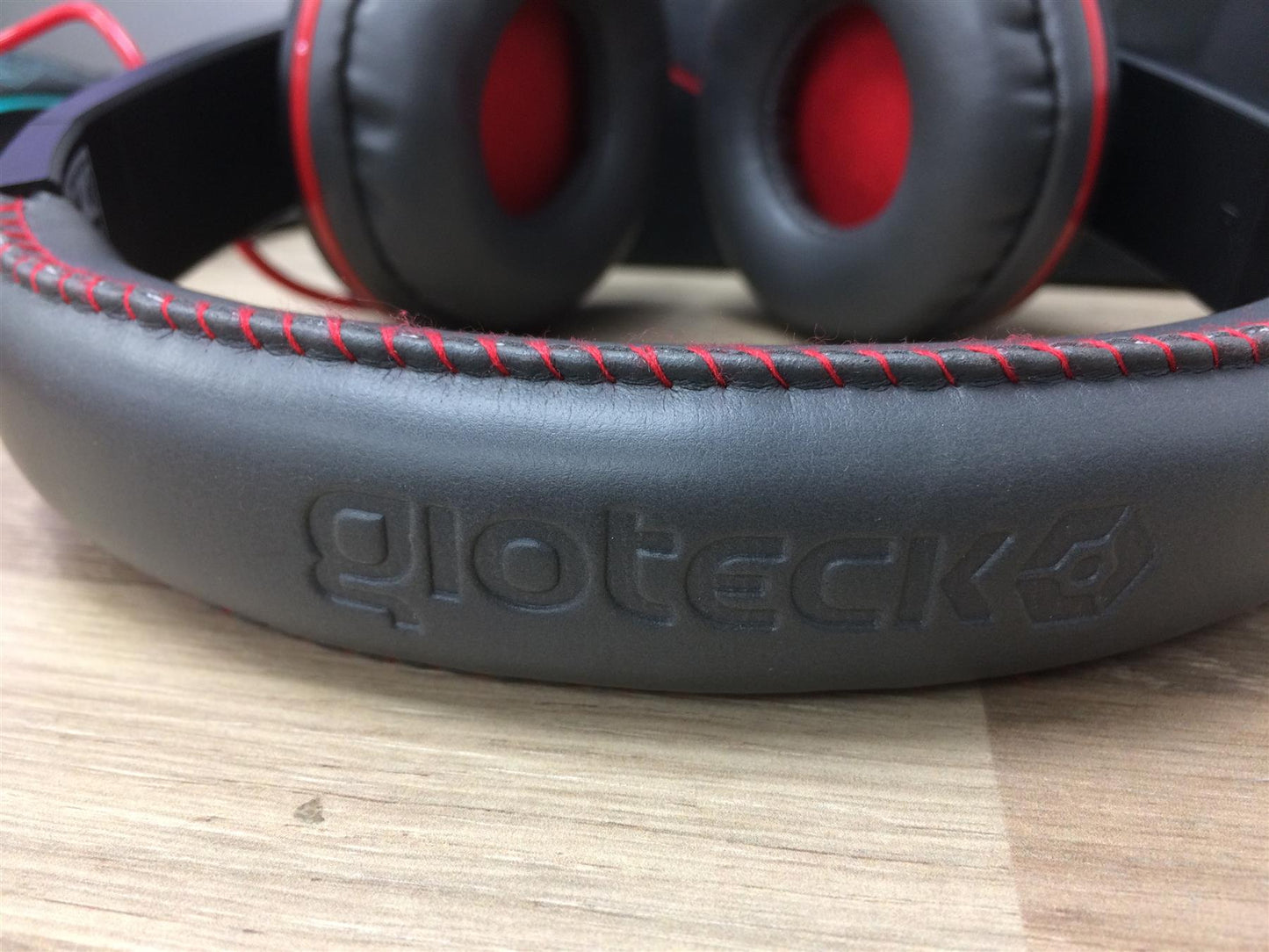 Gioteck XH100S WIRED Headset Stereo Gaming Grey Red