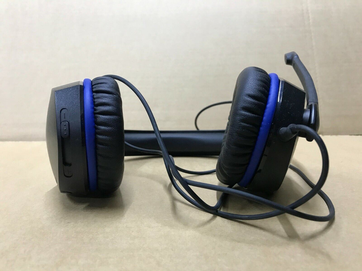 Headphones Earphones Headset Handsfree Gaming Genuine Wired Black/Blue PS4 PS5