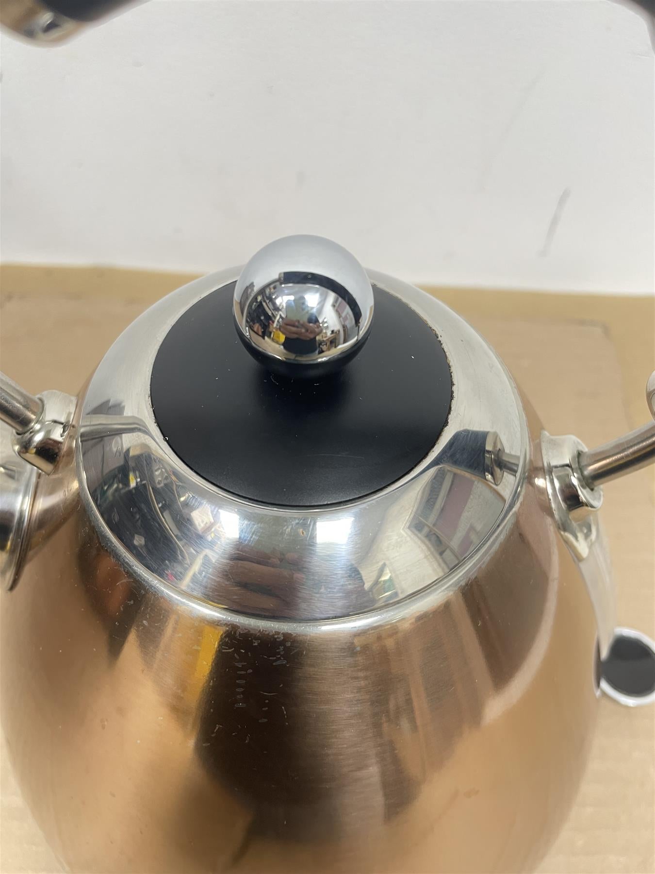 Cookworks Pyramid Kettle Stainless Steel Copper auto shut rapid boil 1.7 Litre