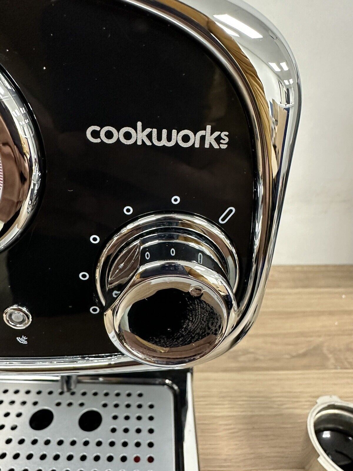 Cookworks Coffee Machine Espresso Adjustable steam Milk Frother CM5013B-GS Black