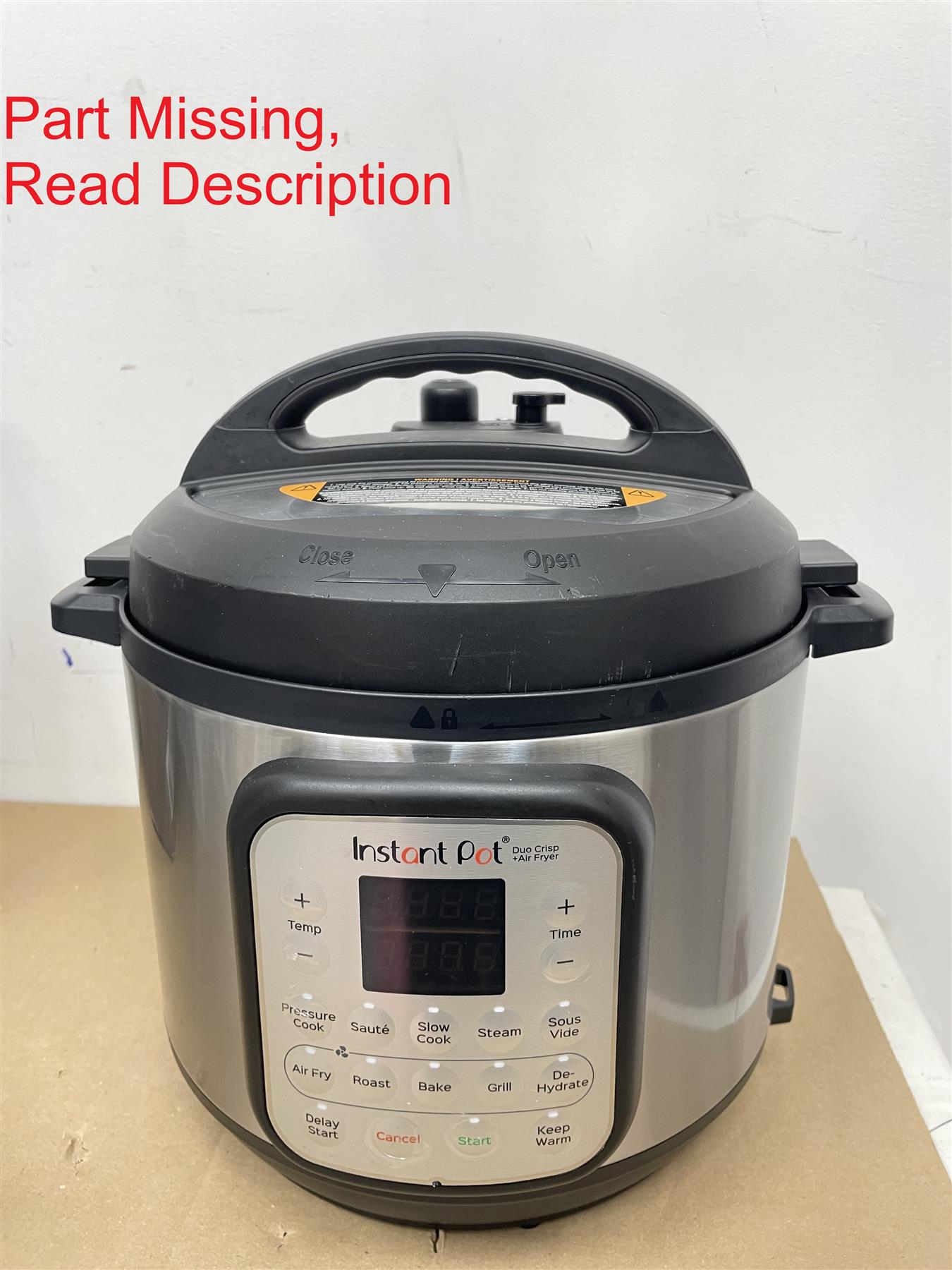 Instant Pot Crisp 11-in-1 5.7L Kitchen Electric Multi PressureCooker &Air Fryer