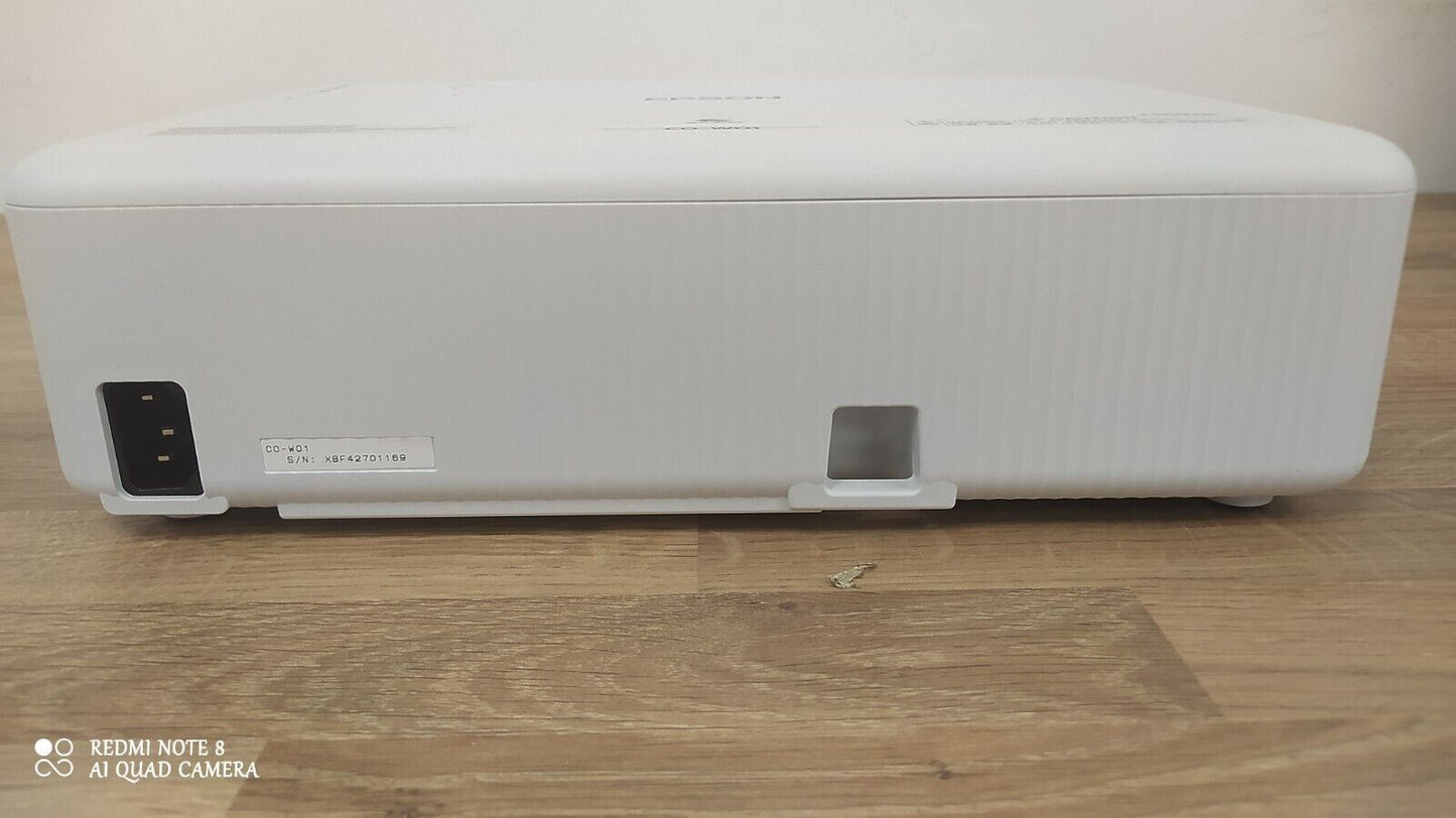 EPSON CO-W01 WXGA Projector 3LCD technology 1280 x 800 resolution 3000 lumens
