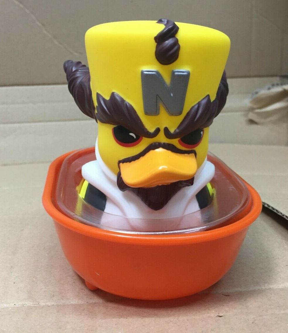 Tubbz Collectable Crash Bandicoot Rubber Collectable Duck  Kids Toy  Dr Cortex