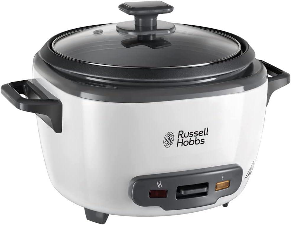 Russell Hobbs Kitchen Electric Non-stick  2.2L Large Rice Cooker - White