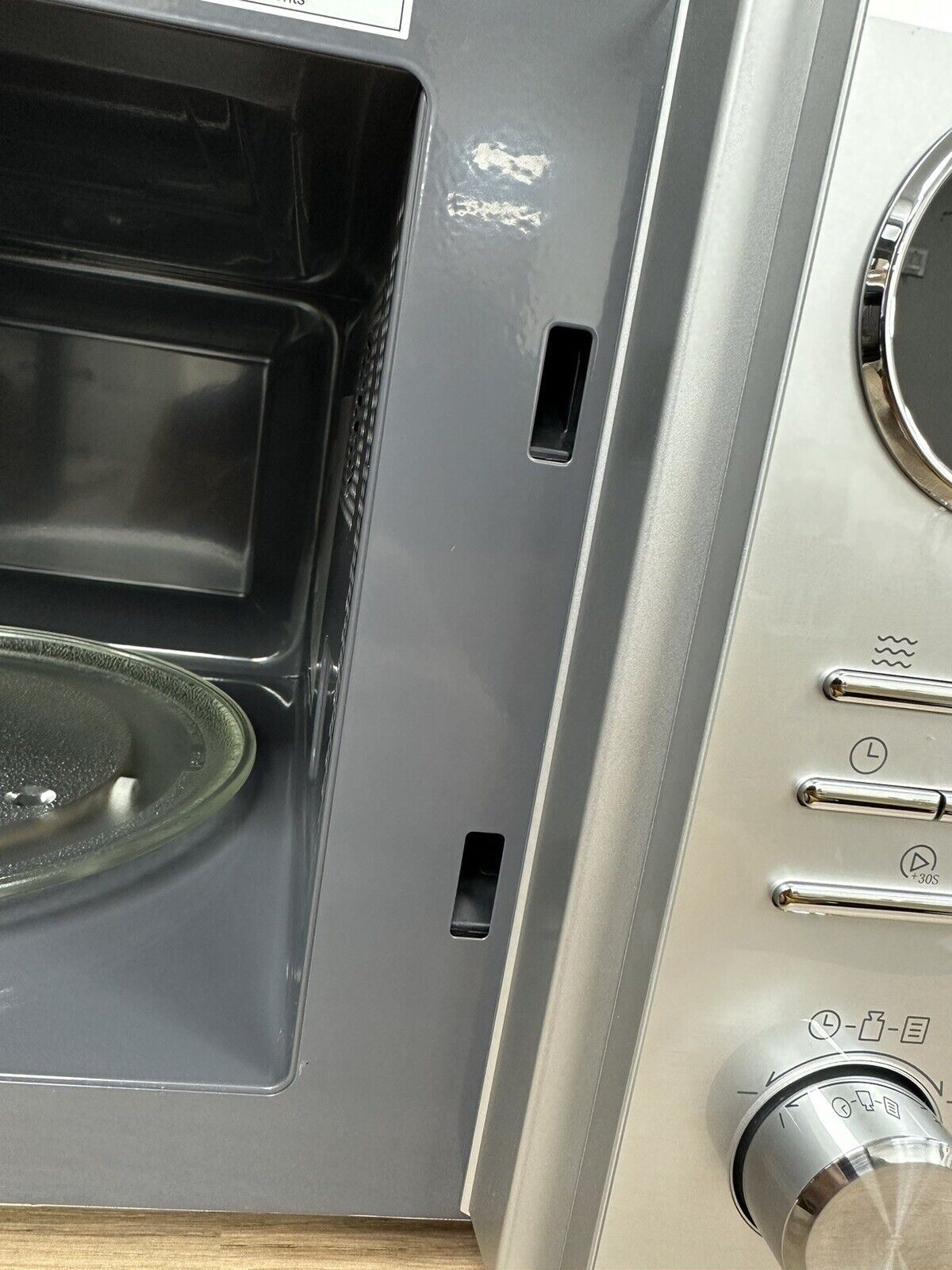 Morphy Richards 800W Food reheat Defrost Standard Microwave Oven - Silver