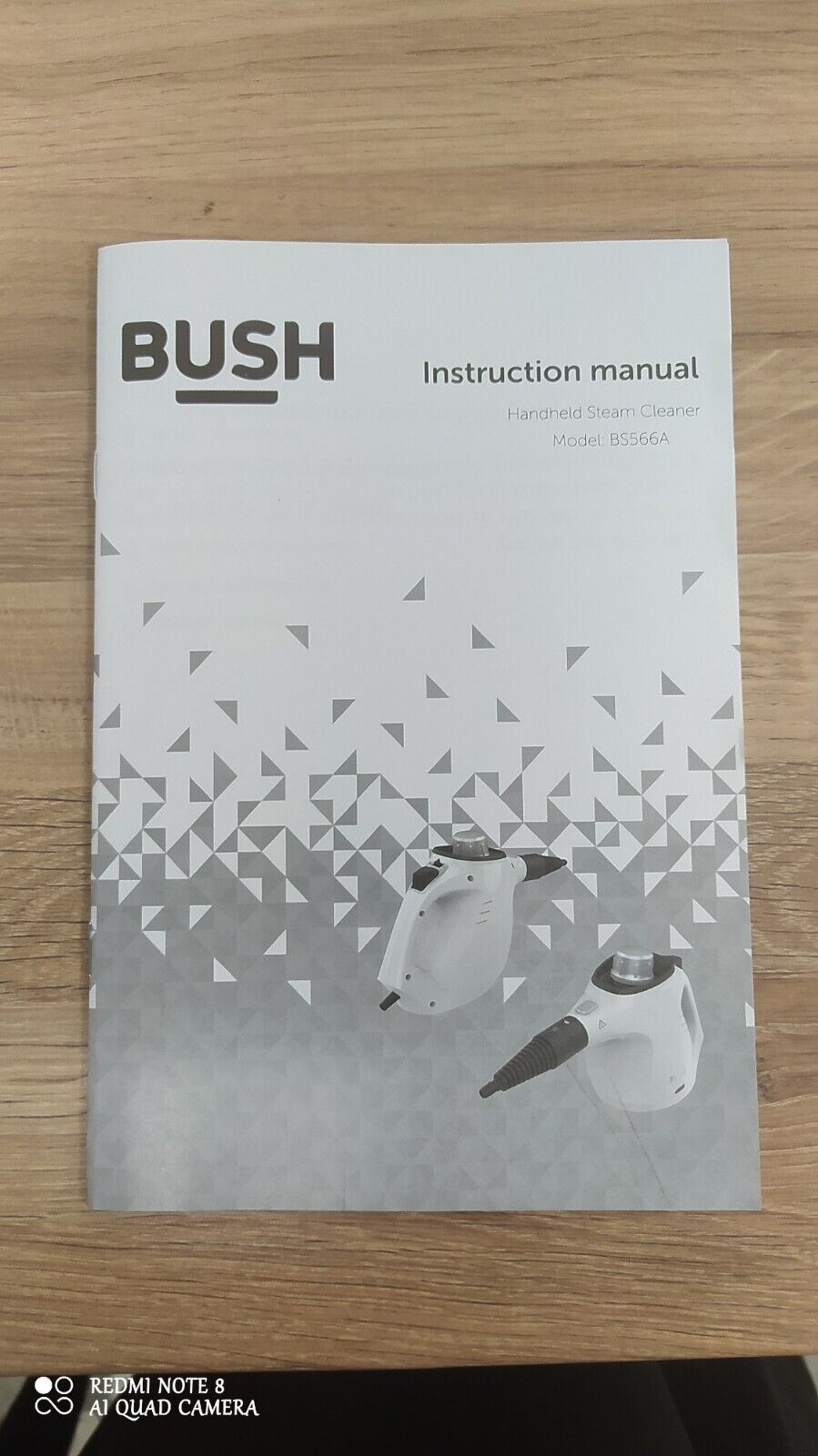Bush Handheld Steam Cleaner  WOOD &TILE flooring bed sofa rug carpet pet cage