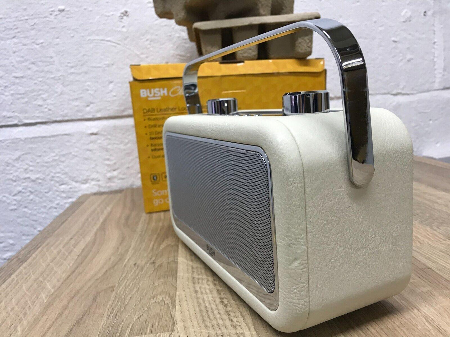 Bush Portable DAB FM Radio Bluetooth Digital LCD Mains Battery RDS Alarm Sleep
