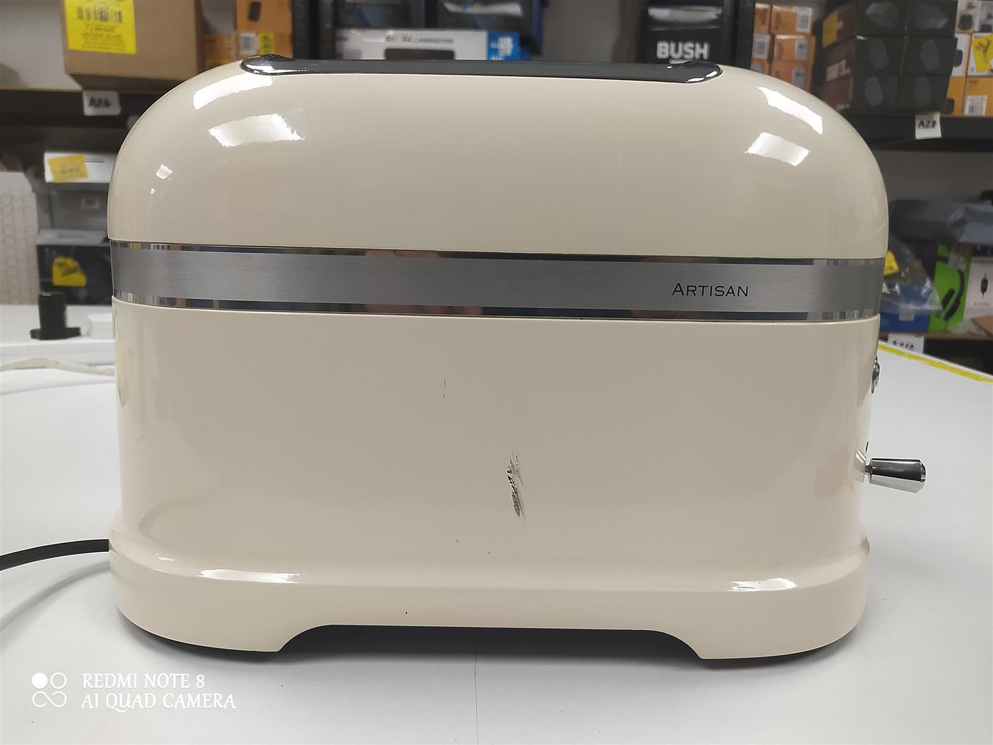 KitchenAid Artisan 2 Slot Toaster 5KMT2204BAC Almond Cream wide bagel function