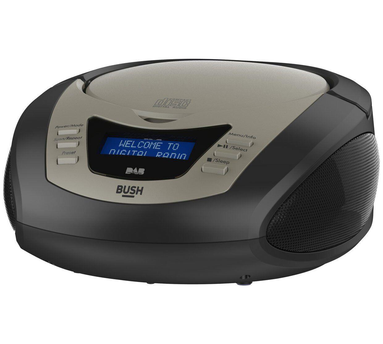 Bush  Boombox CD Player FM DAB Stereo Speaker Home Audio Portable Digital Radio