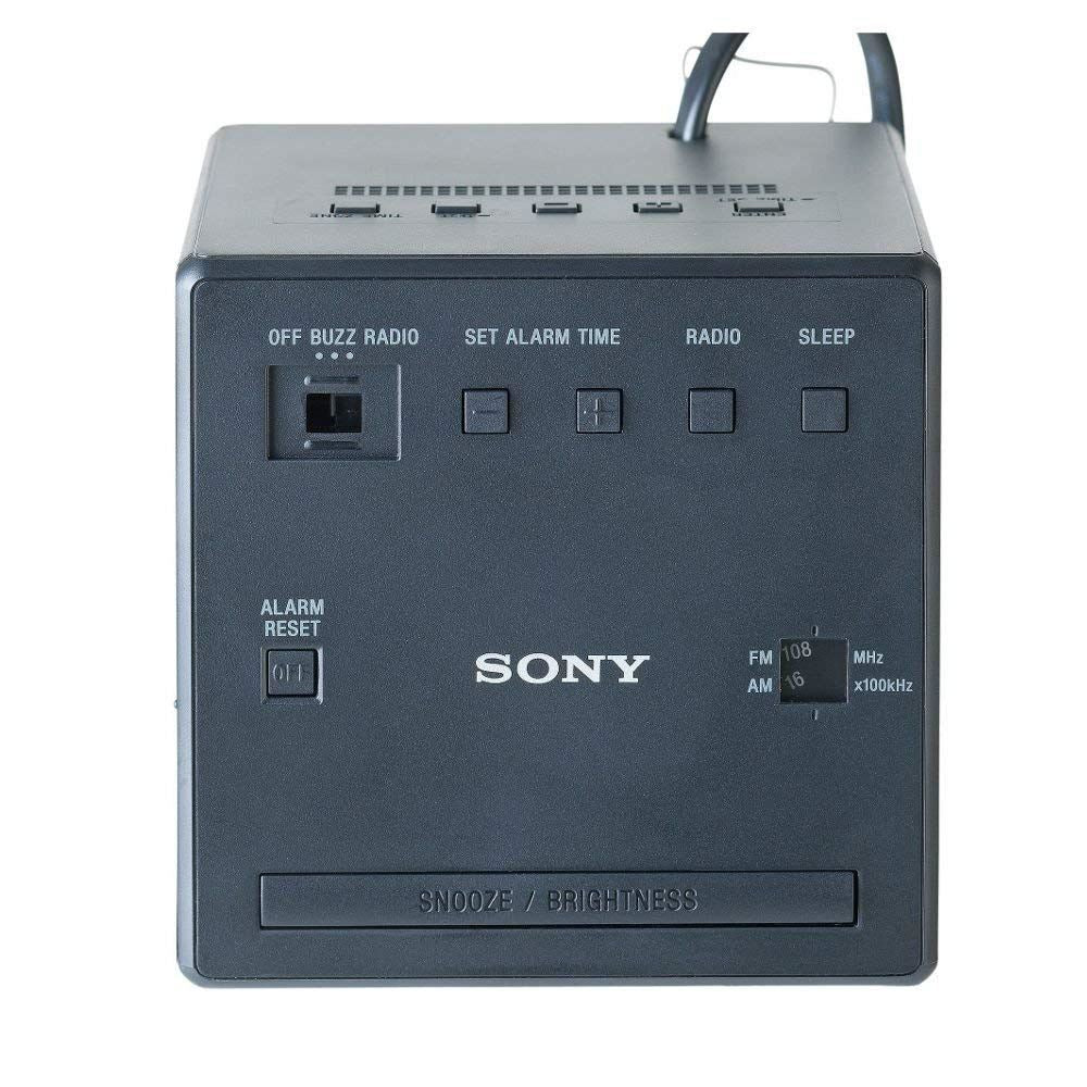 Sony ICF-C1 Alarm Clock Radio LED Display Alarm - Black