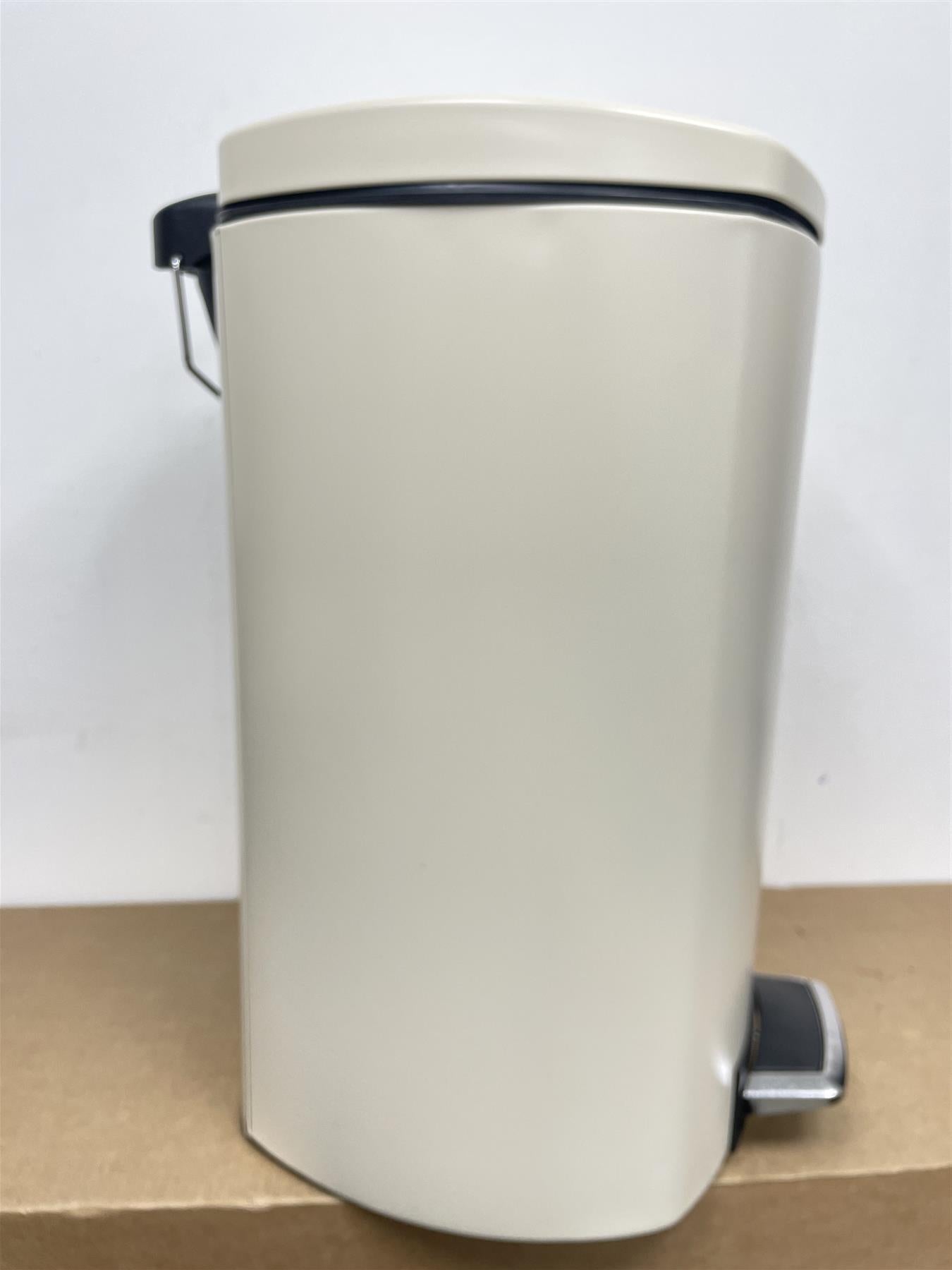 Habitat 50 Litre Wide Foot Pedal Bin Easy Rubbish Disposal Silent Lid Lifting