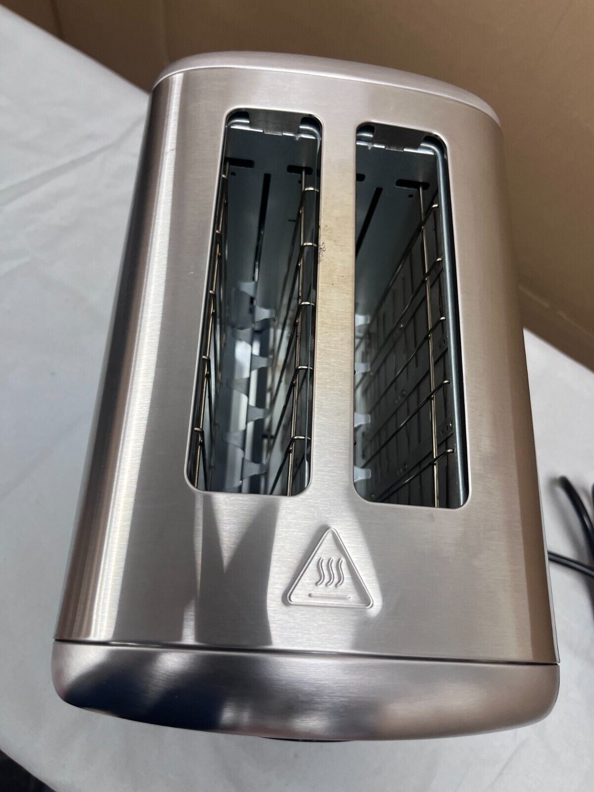 Cookworks Illuminated classy 2 Slice Toaster stainless steel 6 toast settings