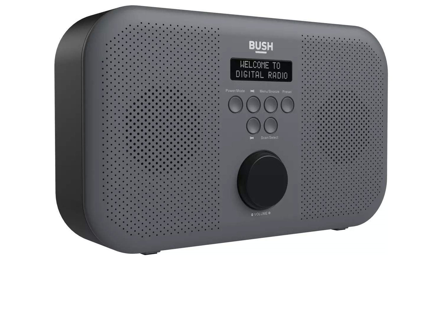 Bush Portable Stereo DAB Radio - Grey