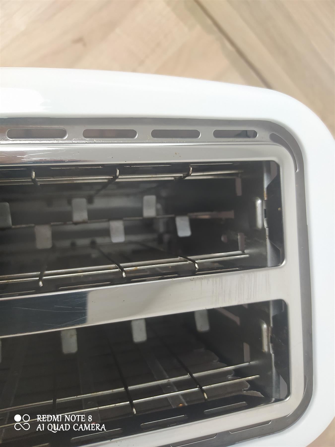 Cookworks Kitchen Electric 2 Slice Defrost Extra wide slots Toaster - White