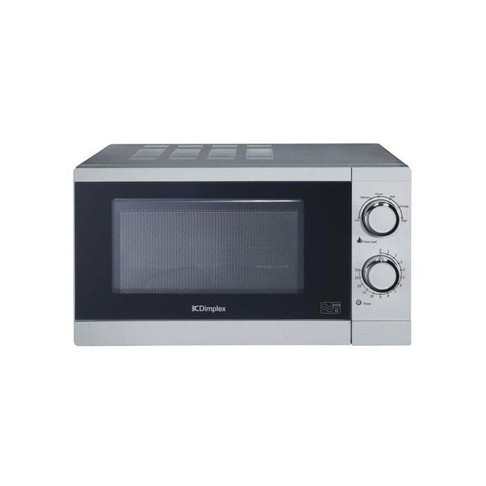 Dimplex 20L 800W Microwave 980532 Manual Dial simple Controls Silver