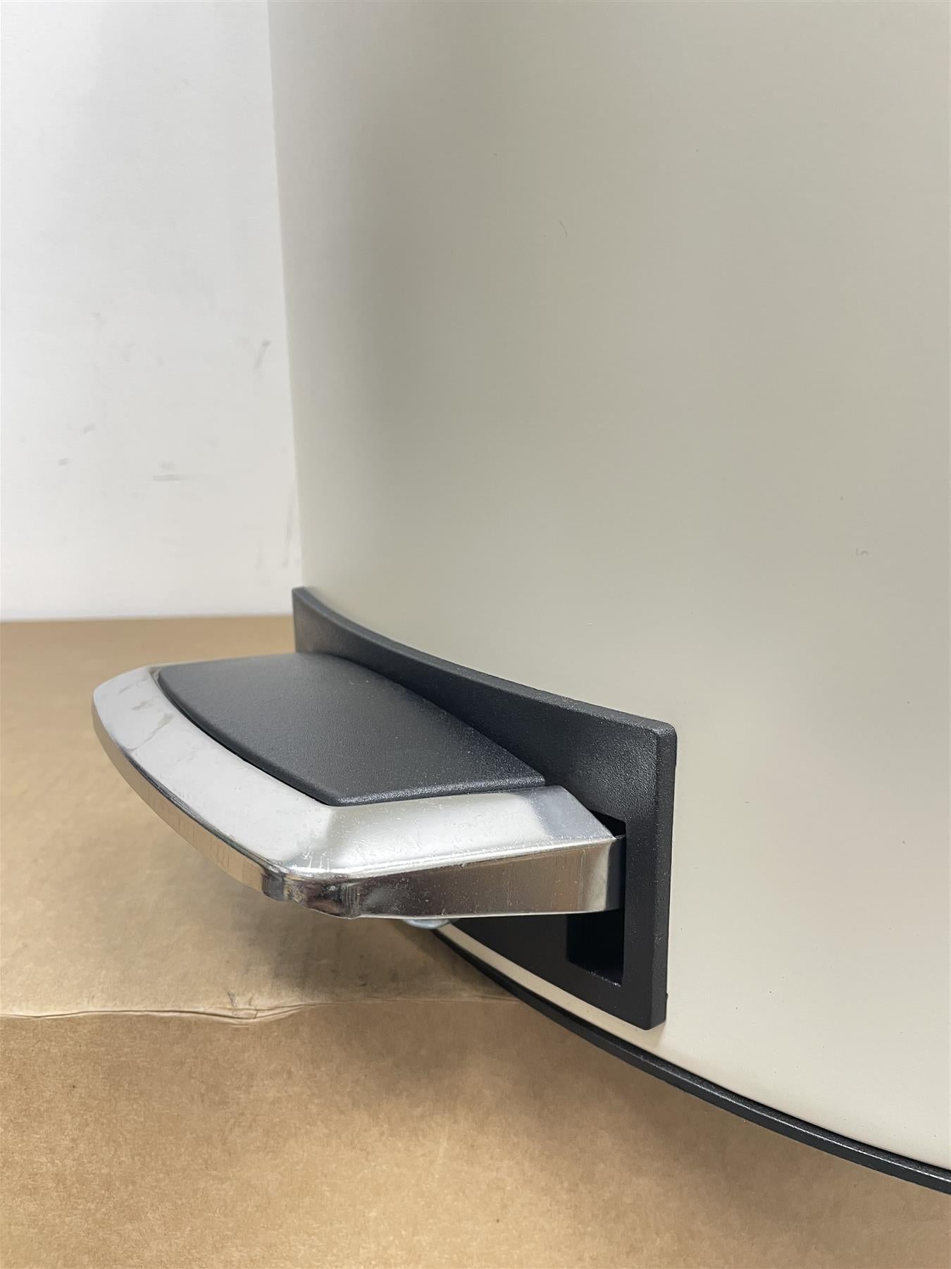 Habitat 50 Litre Wide Foot Pedal Bin Easy Rubbish Disposal Silent Lid Lifting