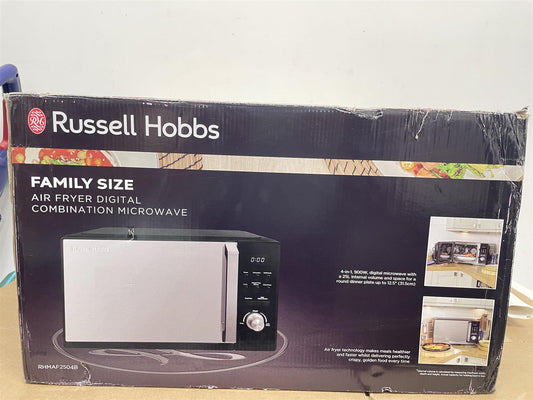 Russell Hobbs 900W Air Fryer Microwave - Black Combining an air fryer