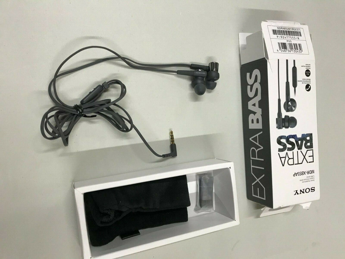Sony Headphones MDR-XB55AP In-Ear Extra Bass with In-Line Control wired earphone