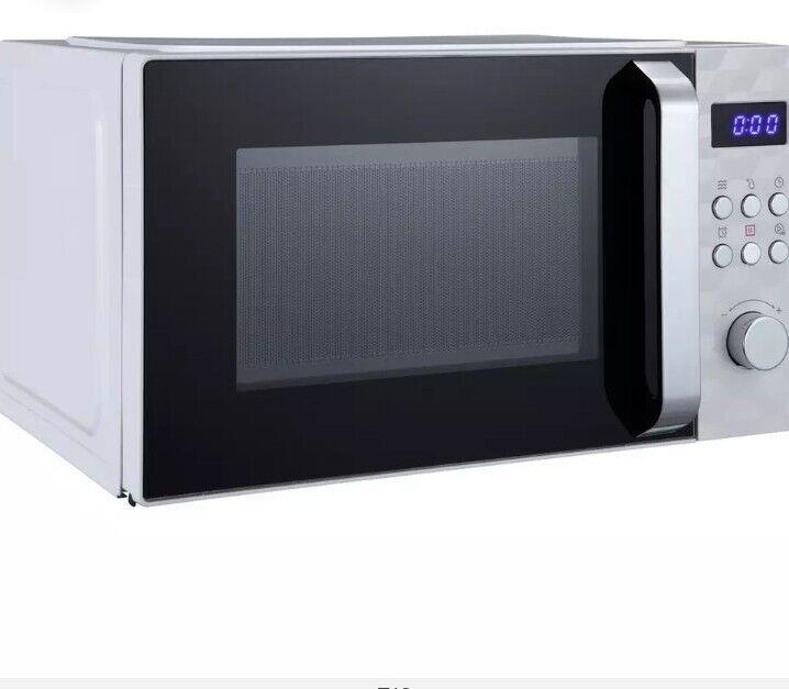 De'Longhi Brillante 23L 900W food reheat Solo Microwave - White