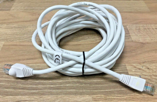 5m White Network Ethernet PVC Wired Connection Computer Cable Lead