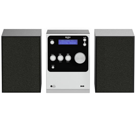 Bush CD Player Hi-Fi Stereo Music Micro System FM DAB Clock Radio RDS Bluetooth
