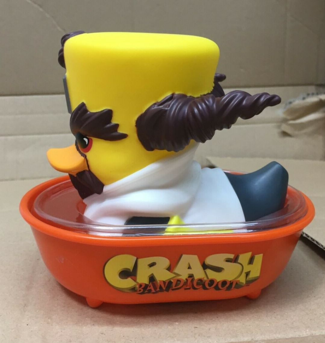 Tubbz Collectable Crash Bandicoot Rubber Collectable Duck  Kids Toy  Dr Cortex