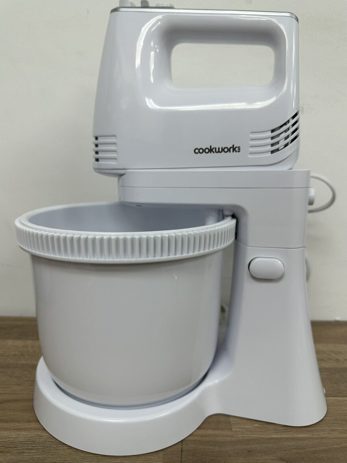 Cookworks Electric kitchen 200W  kitchen 5 Speed Hand and Stand Mixer White