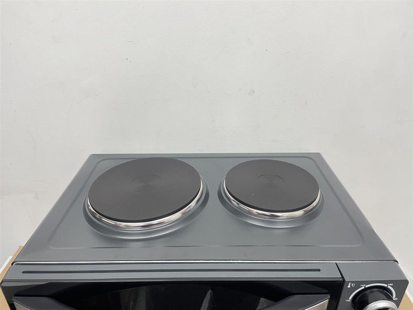 Cookworks 28L Mini Oven with Hob Cooker Grill & Rotisserie oven Hotplate