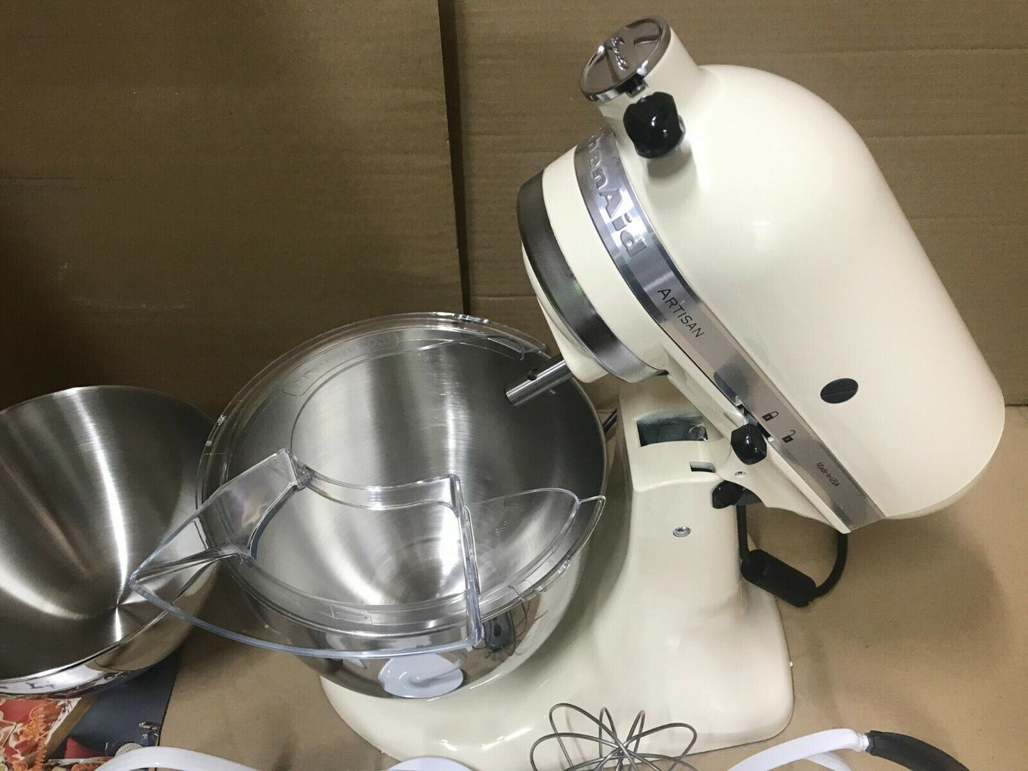 KitchenAid Classic Stand Mixer Electric Dough Mixer 4.8L Stainless Steel Bowl