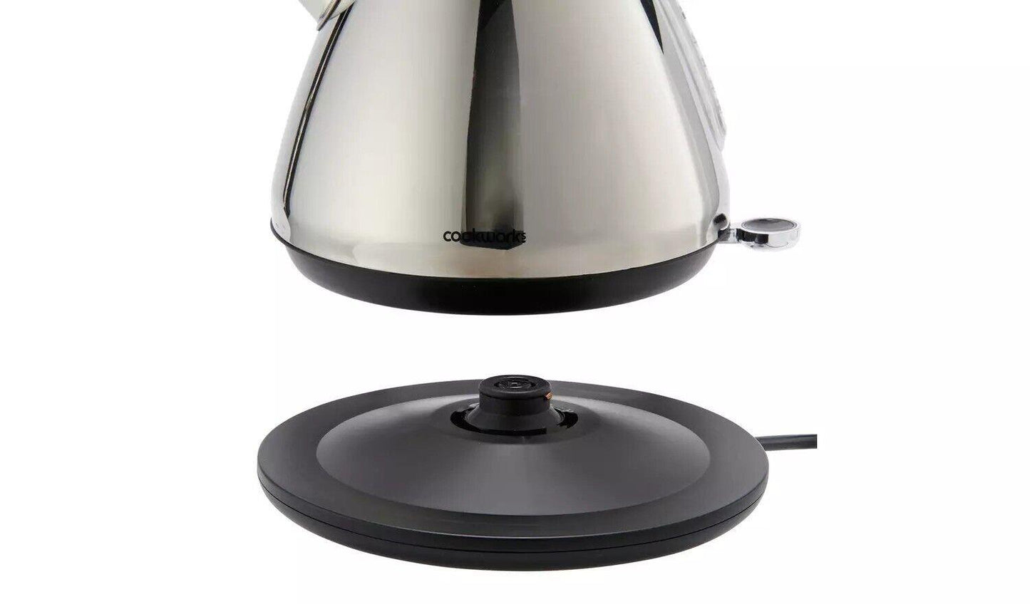 Cookworks Pyramid Kettle - Stainless Steel