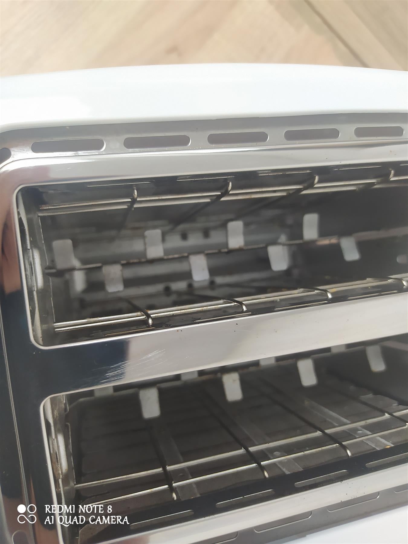 Cookworks Kitchen Electric 2 Slice Defrost Extra wide slots Toaster - White