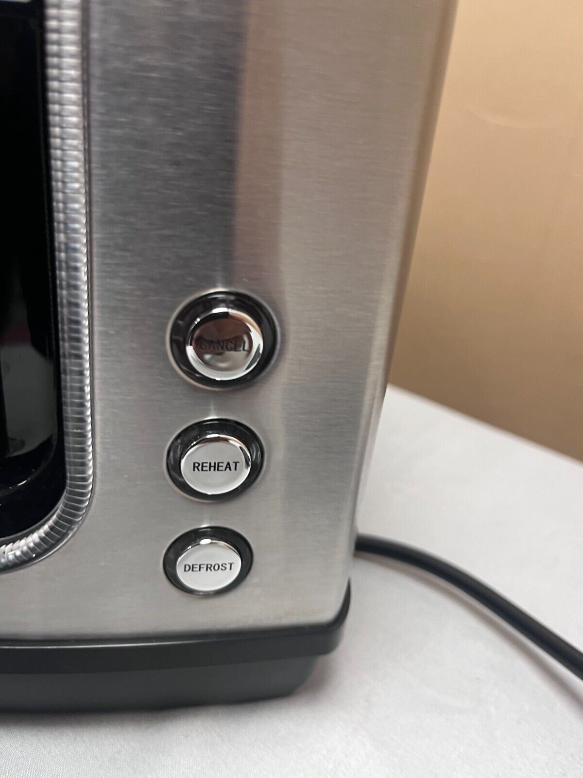 Cookworks Illuminated classy 2 Slice Toaster stainless steel 6 toast settings