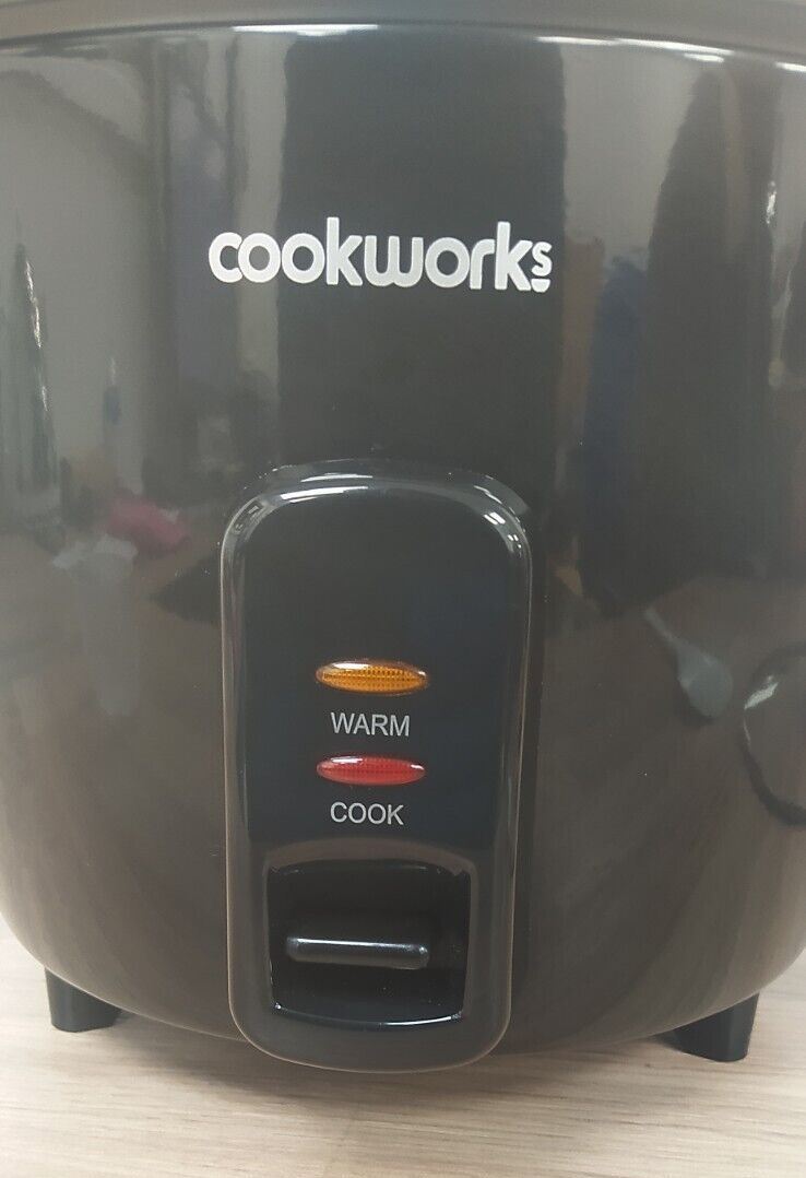 Cookworks Electric Rice Cooker steamer Kitchen Non-stick bowl warm funtion  1.5L
