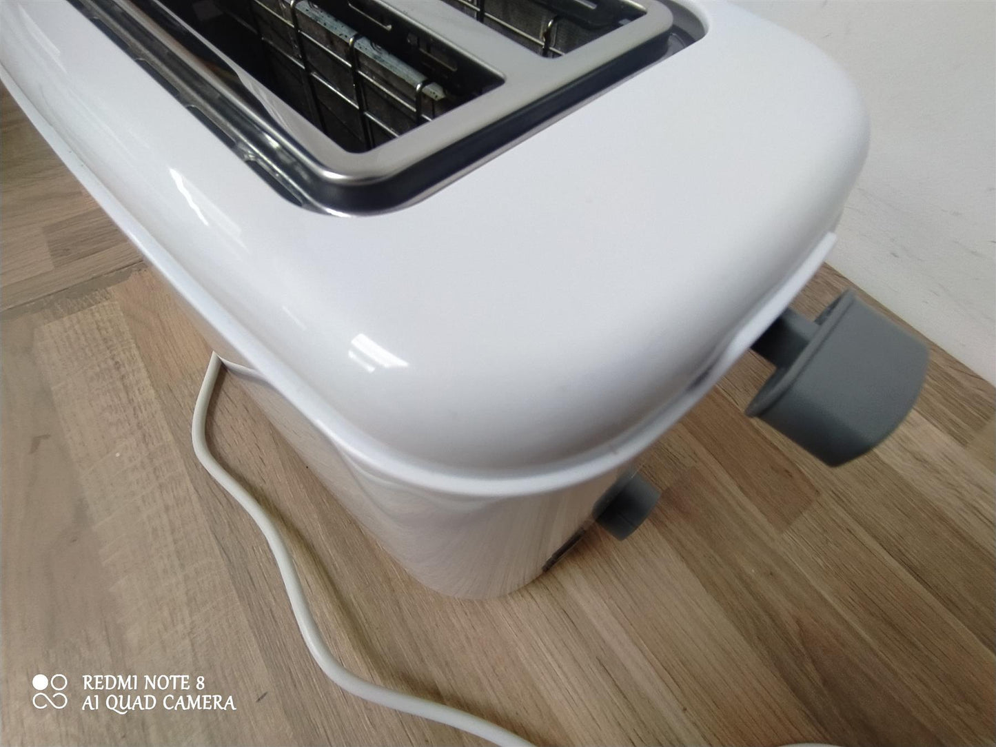 Cookworks Kitchen Electric 2 Slice Defrost Extra wide slots Toaster - White