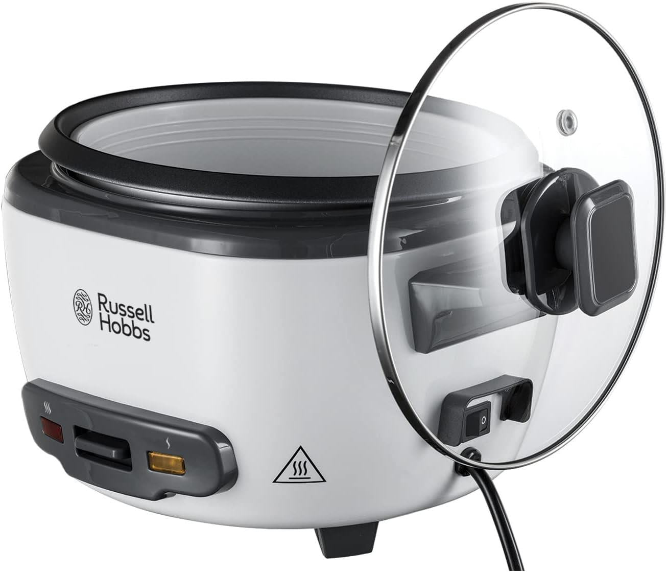 Russell Hobbs Kitchen Electric Non-stick  2.2L Large Rice Cooker - White
