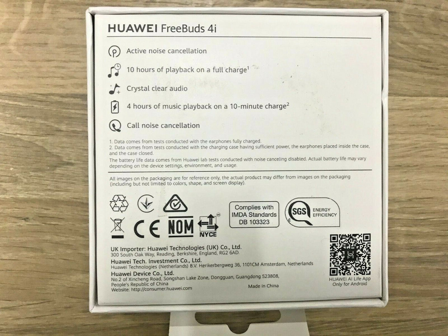 Huawei Freebuds 4i In-Ear True Wireless Earbuds Bluetooth Headphones Earphones