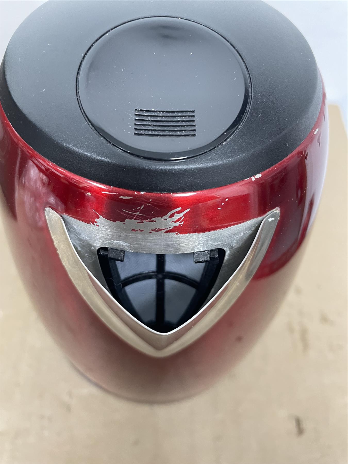 Cookworks Stainless Steel Red Jug Kettle Boil Dry Protection
