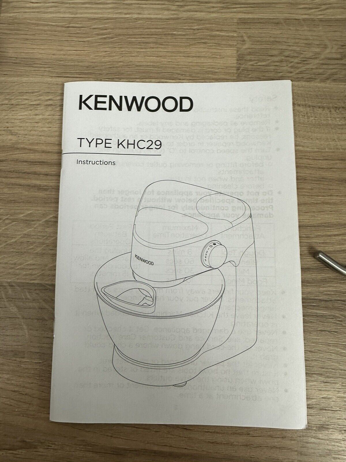 Kenwood Kitchen 4.3L KHC29.B0WH Prospero Stand Mixer - White Food Mixing Baking
