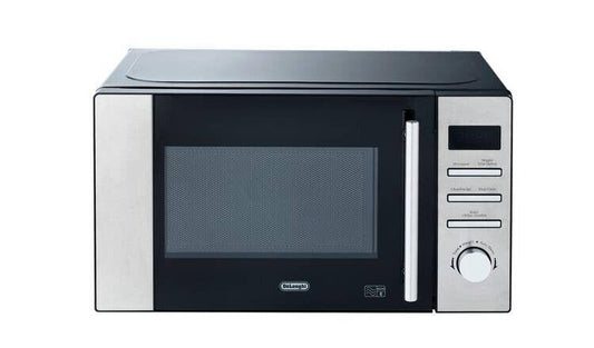 De'Longhi 800W Kitchen Standard Food Reheat Microwave Oven AM82 Stainless Steel