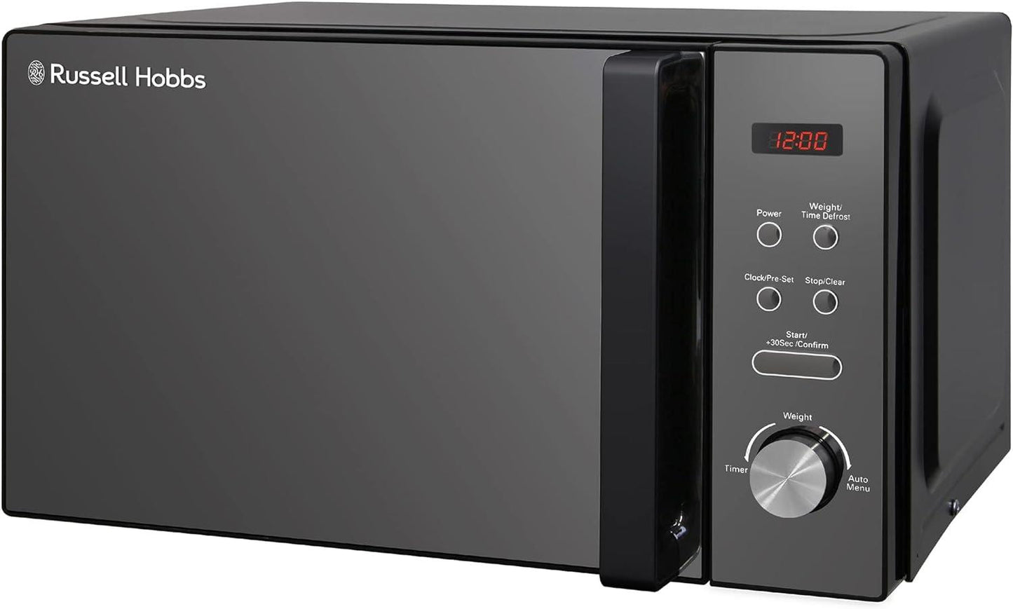 Russell Hobbs  Standard Microwave 20L 800W With 5 POWER LEVELS Black