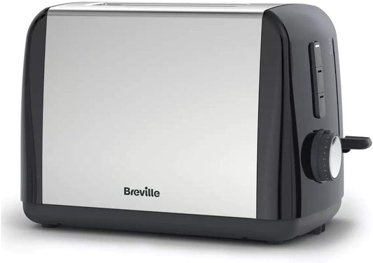 Breville Stainless Steel 2 Slice Toaster Wide Slots high lift reheat defrost