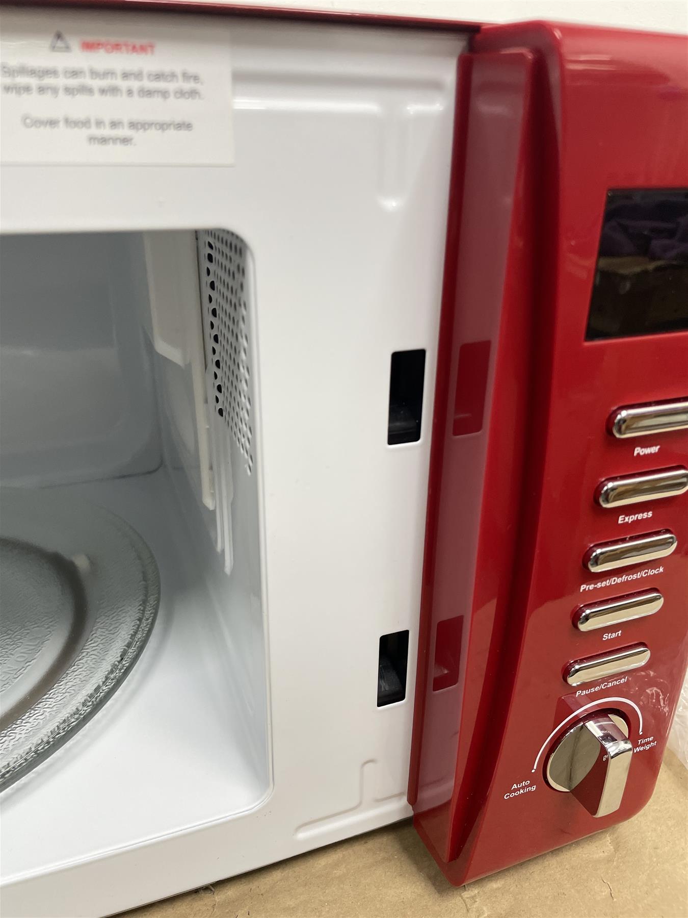 Russell Hobbs Worcester 700W Standard Food reheat Microwave oven - Red RHMD712R