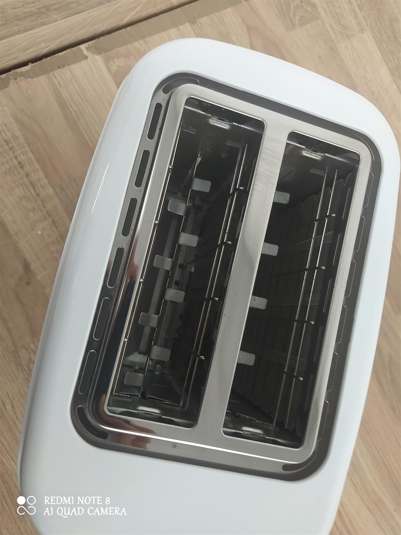 Cookworks Kitchen Electric 2 Slice Defrost Extra wide slots Toaster - White