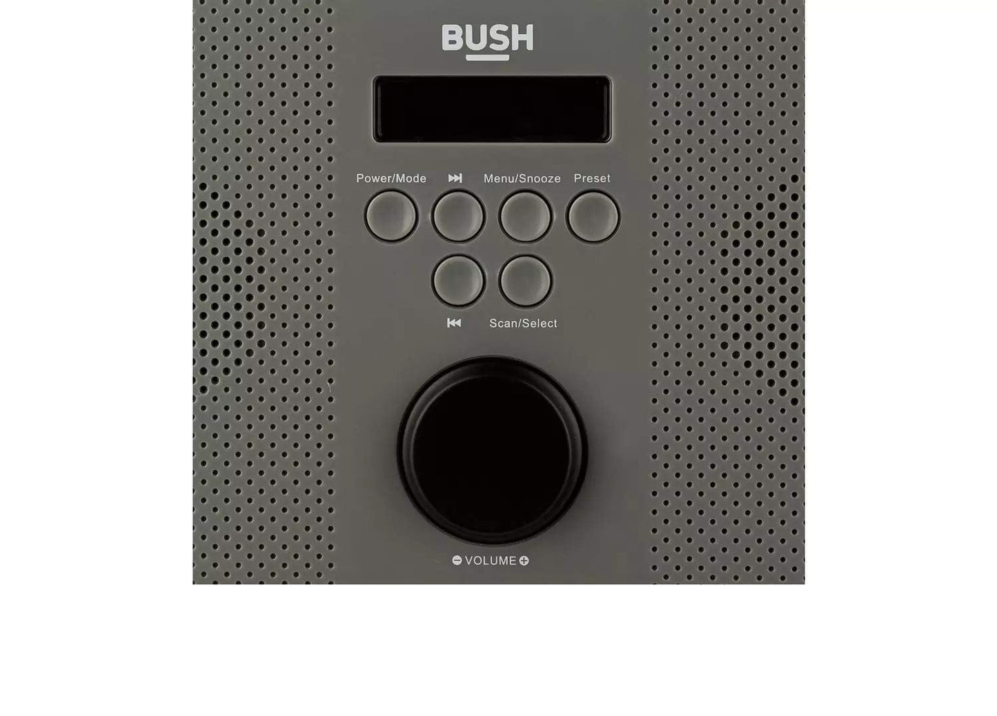Bush Portable Stereo DAB Radio - Grey
